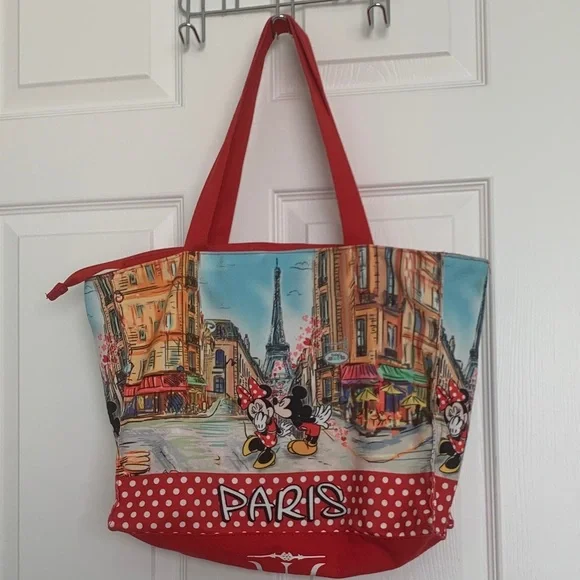 Disney Canvas Paris Tote - Picture 1 of 12